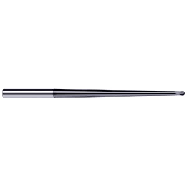 High Helix End Mill for Medium Alloy Steels - Ball, 0.0620" (1/16)